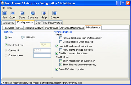 deep freeze 2012 clubic